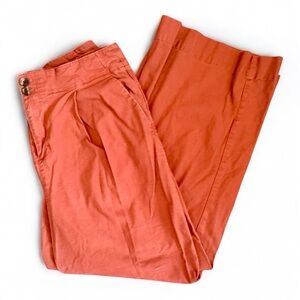 A New Day Burnt Orange Wide Leg Slacks Size 18